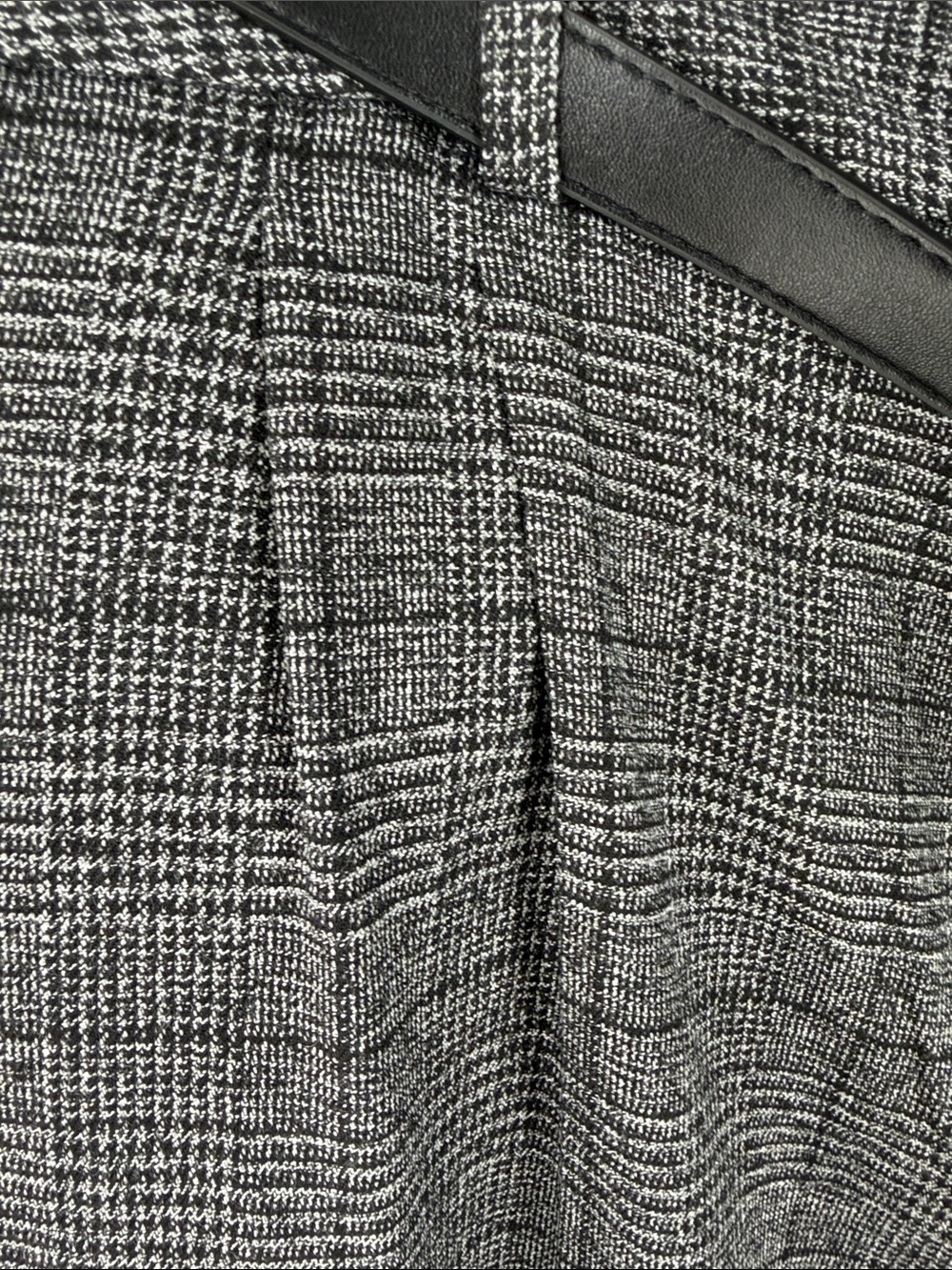 Calvin Klein Plus Size Charcoal Glen Plaid Dress Pants - Picture 5 of 15
